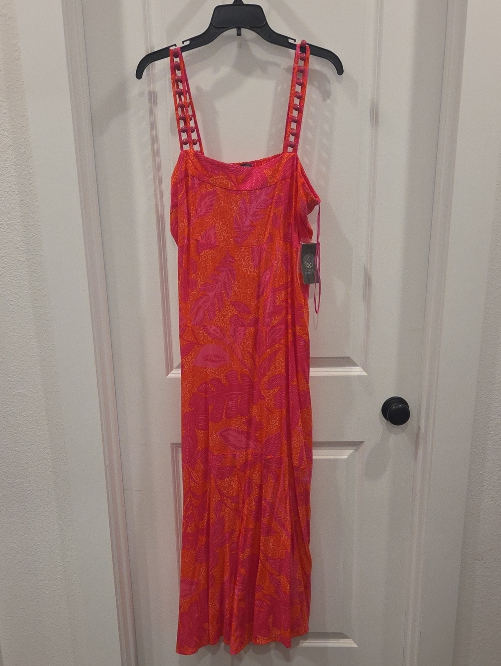 Vince Camuto Pink and Orange Maxi Dress